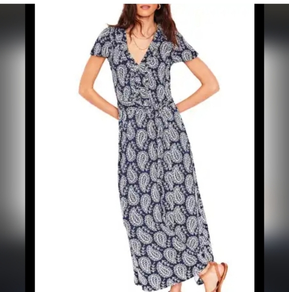 Boden Midi Dress Size 6 Nicola Jersery - Picture 1 of 9